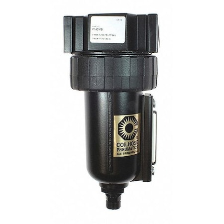 Coilhose Pneumatics Filter GP Series W/Metal Bowl 1/2" CO F120MB