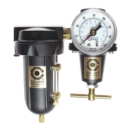 Coilhose Pneumatics F/R Duo W/Metal Bowl Drain 3/4" CO 8866AAGMD