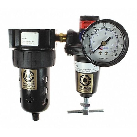 Coilhose Pneumatics F/R Duo GP Series W/Bowl Guard 1/2" CO FR120