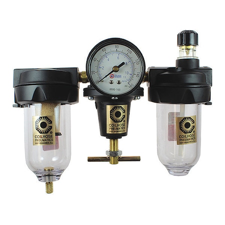 Coilhose Pneumatics F/R/L Trio 1/2" CO 8884AAG