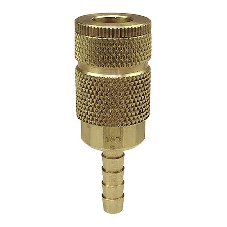 Coilhose Pneumatics Auto Coupler Brass ID Hose 1/4" CO 163