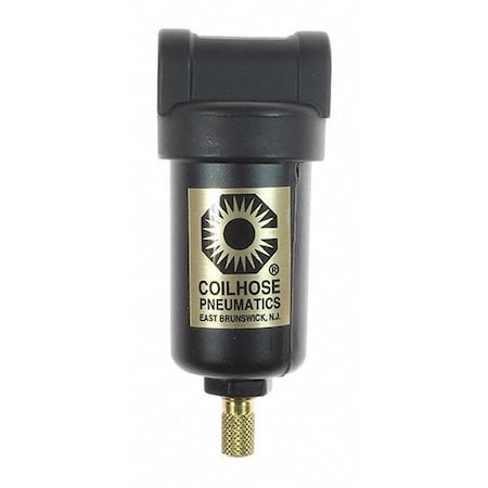 Coilhose Pneumatics Coalescing Filter Mini W/Metal Bowl 1/4" CO MC2-M