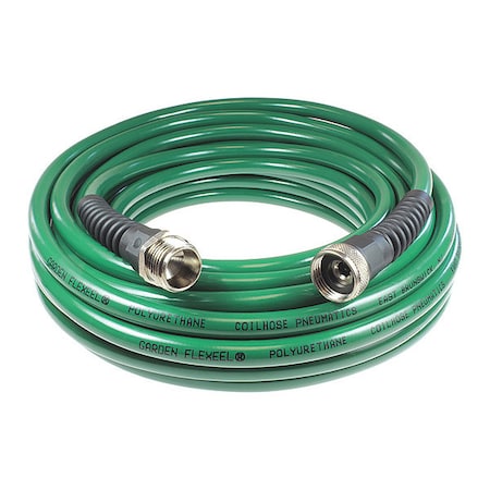 Coilhose Pneumatics Polyurethane Slender-profile Garden Hose 50Ft CO PGH6050GS