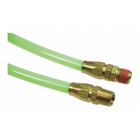 Coilhose Pneumatics Flexcoil 1/4" ID x 50' 1/4" MPT Rdg/Swivel Green CO PR14-50A-G