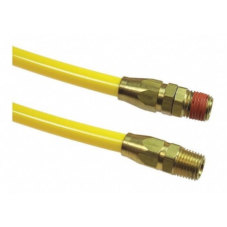 Coilhose Pneumatics Flexcoil 3/8" ID x 25' 1/4" MPT Rdg/Swivel Yellow CO PR38-254A-Y