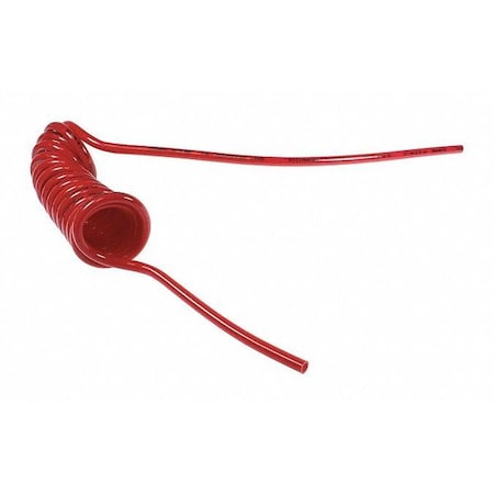 Coilhose Pneumatics Flexcoil 0.467" ID x 20' No Fittings Red CO PU12-20W1-R