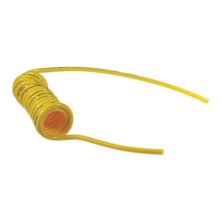 Coilhose Pneumatics Flexcoil 0.467" ID x 15' No Fittings Yellow CO PU12-15W1-Y