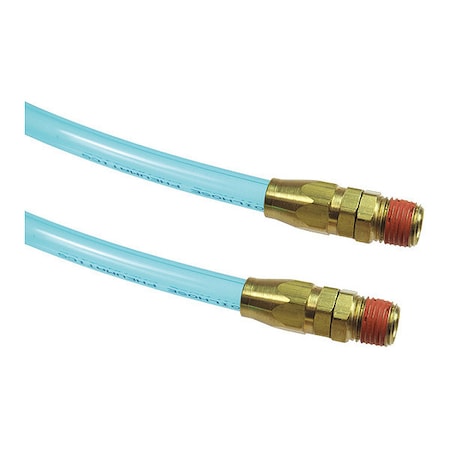 Coilhose Pneumatics Flexcoil 1/4" ID x 50 Swivel Reuse Transparent Blue CO PR14-50B-T