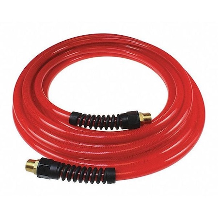 COILHOSE PNEUMATICS Flexeel Hose 3/8" ID x 50 Transparent Red CO PFE60504TR