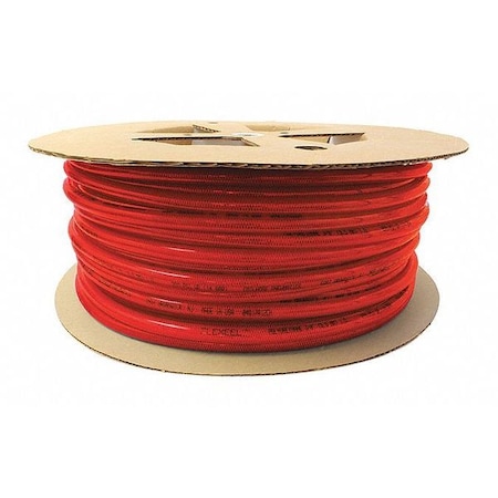 Coilhose Pneumatics Flexeel Hose 1/4" ID x 2000' Transparent Red CO PFE42000TR