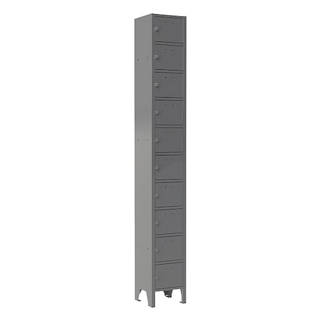 Durham Mfg Cell Phone Locker, 9"x5-3/4", Steel, Gray 620-95