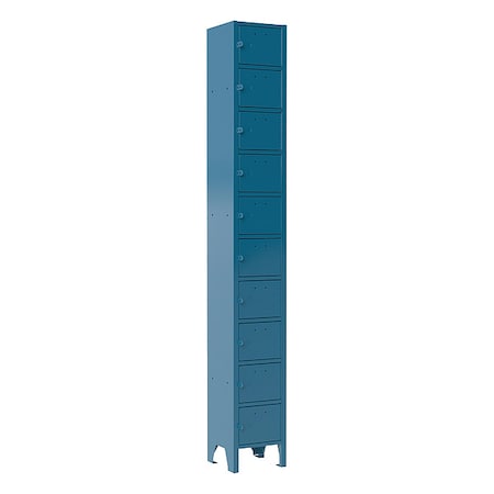 Durham Mfg Cell Phone Locker, 9"x5-3/4", Steel, Blue 620-04
