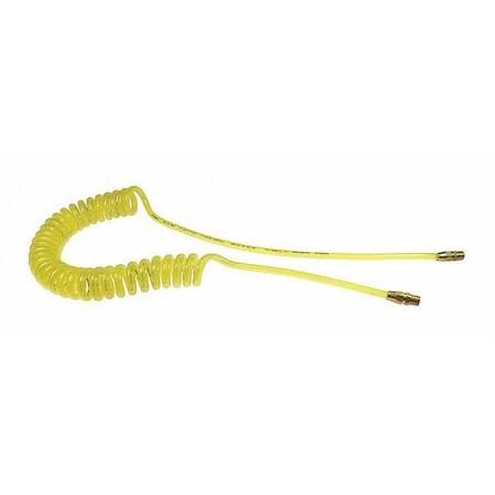 Coilhose Pneumatics FlexeelCoil 3/8" ID x 15' 3/8" MPT Rigid Yellow CO PRE38-15-TY