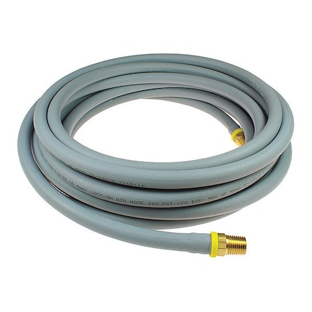 Coilhose Pneumatics Lock-On Hose 1/4" ID x 100' 1/4" MPT CO L14R100N