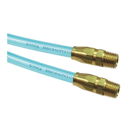 Coilhose Pneumatics Flexcoil 1/4" ID x 50' 1/4" MPT Rigid Blue CO PR14-50-T