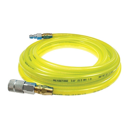 Coilhose Pneumatics Flexeel Hose 3/8" ID x 50' Transparent Yellow CO PFE6050TY59C