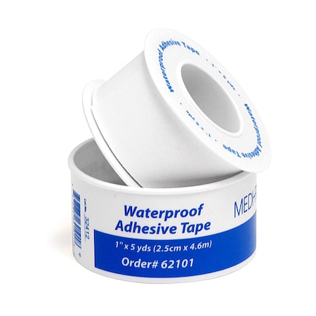 Medique Adhesive Tape, White, 1 In. W, 5 yd. L 62101