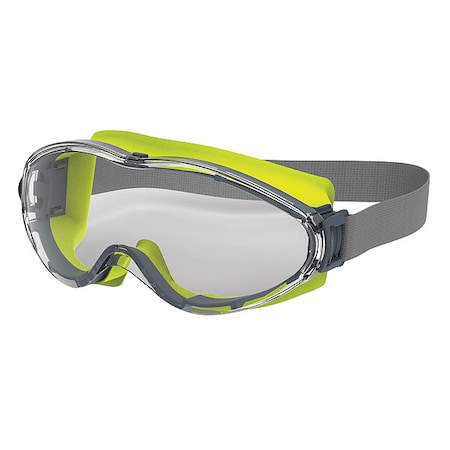 Hexarmor Safety Goggles, Clear Anti-Fog, Scratch-Resistant Lens, LT300 Series 12-10004-02