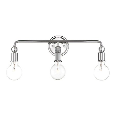 Nuvo Lighting Fixture, Wall, 60W, 3 Light 60/6563