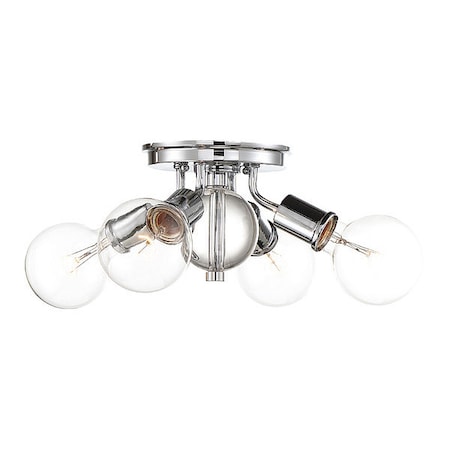 Nuvo Lighting Fixture, Close to Ceiling Flush, 60W 60/6564