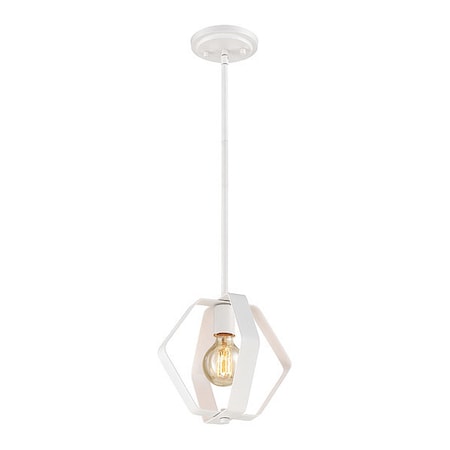Nuvo Fixture, Pendant, 1L, 60W, G25, Medium Base, 120V, White 60/6395