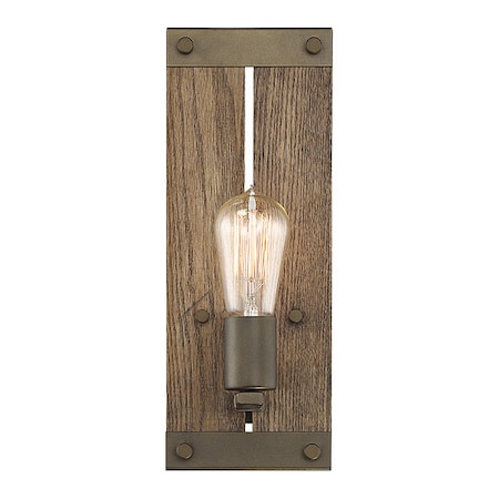 Nuvo Lighting Winchester 1-Light 60W Incandescent Wall Fixture, Bronze Finish 60/6427