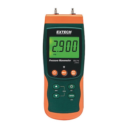 Extech Pressure Manometer/Datalogger, 2.9psi SDL710