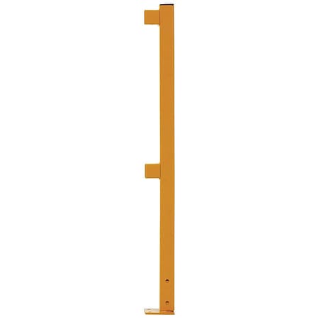 Wirecrafters Handrail, 42" High End Post, Yellow HREPC