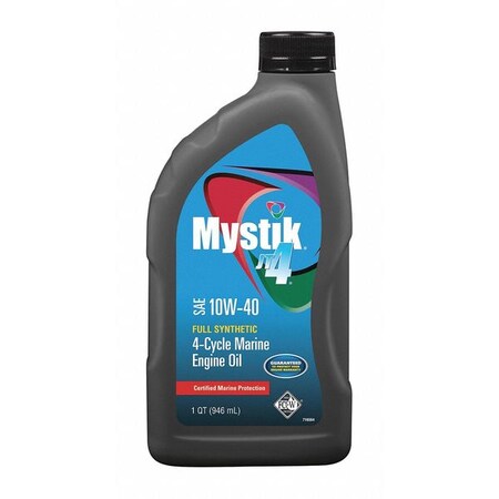 Mystik Synthetic 4-Cycle 10W40 Marine, 1 qt., PK6 6 PK 663093002182