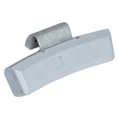 Plombco Plasteel Clip-on Weight, 1.25 oz. PK25 AWPS-1.25