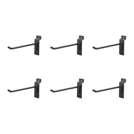 Easy Living Hooks, Black, 6", 45 deg., PK6 01100690