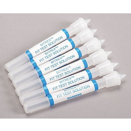 Msa Safety Bitrex Replacement Fit-Test Solution, 6 tubes/bx diluted solution 697446