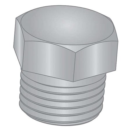 Huyett Pipe Plug, 1/8", Hex Head, Stainless Steel PP-0125B31-S6PL