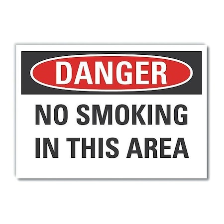 Lyle Danger Sign, 7" H, 10" W, Non-PVC Polymer, Vertical Rectangle, English, LCU4-0465-ED_10x7 LCU4-0465-ED_10x7