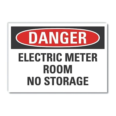Lyle Electrical Panel Danger Label, 7 in Height, 10 in Width, Polyester, Vertical Rectangle, English LCU4-0506-ND_10X7