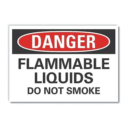 Lyle Danger Sign, 7" H, 10" W, Reflective Sheeting, Vertical Rectangle, English, LCU4-0514-RD_10X7 LCU4-0514-RD_10X7