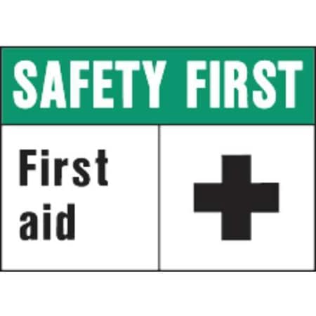 Hy-Ko Sign, First Aid Safety First, PK5, 5740 5740