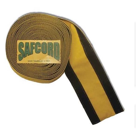 Safcord Cable Protector, 6 ft L, 4 in W, 1 Channel, Nylon, Yellow ECC-YELLOW6
