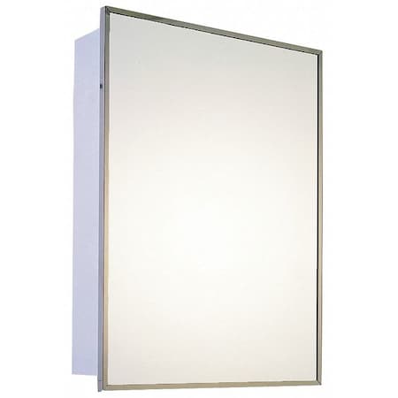 Ketcham 16" x 26" Deluxe Recessed Mounted SS Framed Medicine Cabinet 175