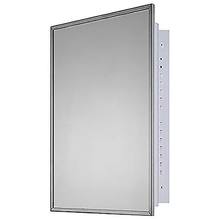 KETCHAM 20" x 30" Deluxe Recessed Mounted SS Framed Medicine Cabinet 182