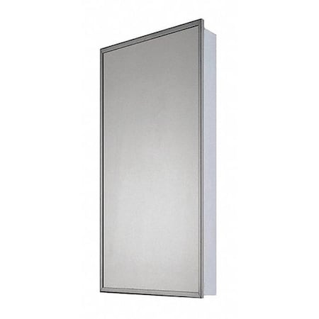 Ketcham 16" x 30" Euroline Flush Mounted SS Framed Medicine Cabinet 126