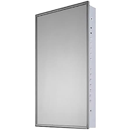 Ketcham 18" x 36" Euroline Flush Mounted SS Framed Medicine Cabinet 131