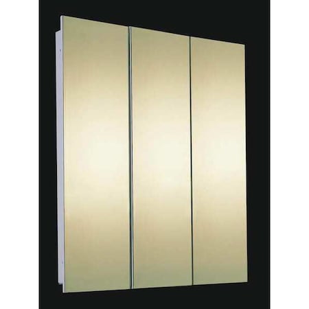 Ketcham 36" x 36" Fully Recessed Polished Edge Tri-View Medicine Cabinet R-3636PE