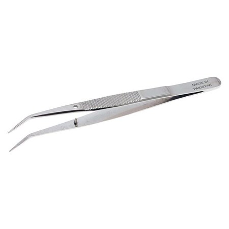 Aven Tweezers, College, w/Pin, Bent Tip 4" 18438