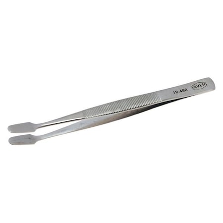 Aven Tweezers, Gp Offset Spade Tip, 4-1/2" 18488