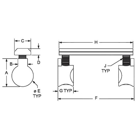 80/20 Double Anchor, T-Nut L Ong, 15S, M8 3102
