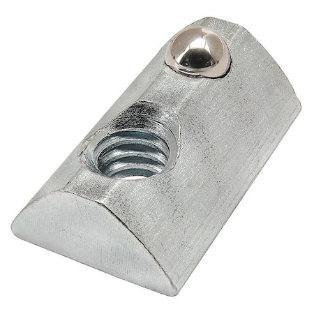 80/20 Roll In T-Nut, Steel, Zinc-Plated 3916