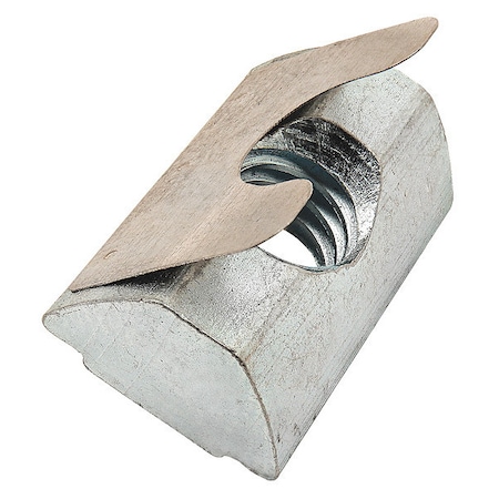 80/20 Roll-In T-Nut, Steel, Zinc-Plated 13041
