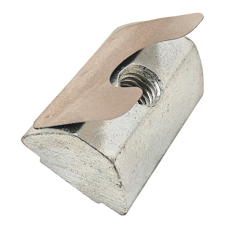 80/20 Roll-In T-Nut, Steel, Zinc-Plated 13030