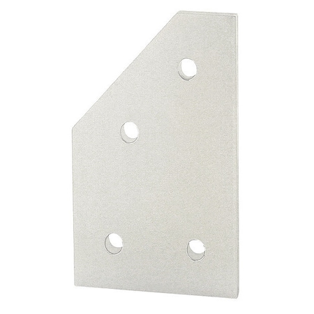 80/20 JoiningPlate, Aluminum, Silver, 120mm, 6mm 40-4346